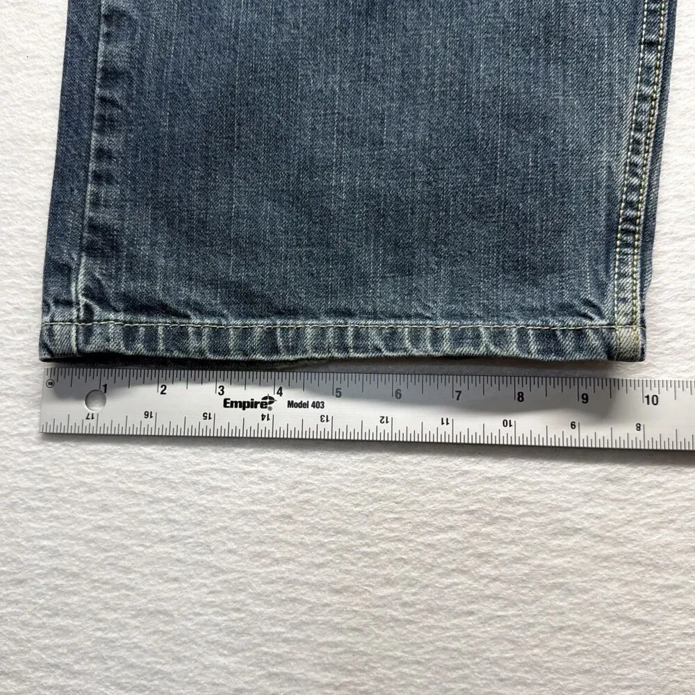 Vintage 90s Levis SilverTab Baggy Jeans Faded Blue Denim Skater Men's 36x33